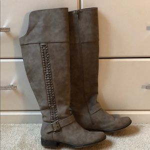 Justfab wide calf over the knee boots